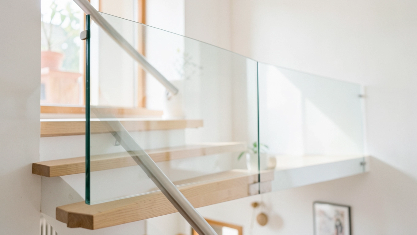 balustrady szklane wewnętrzne poznań