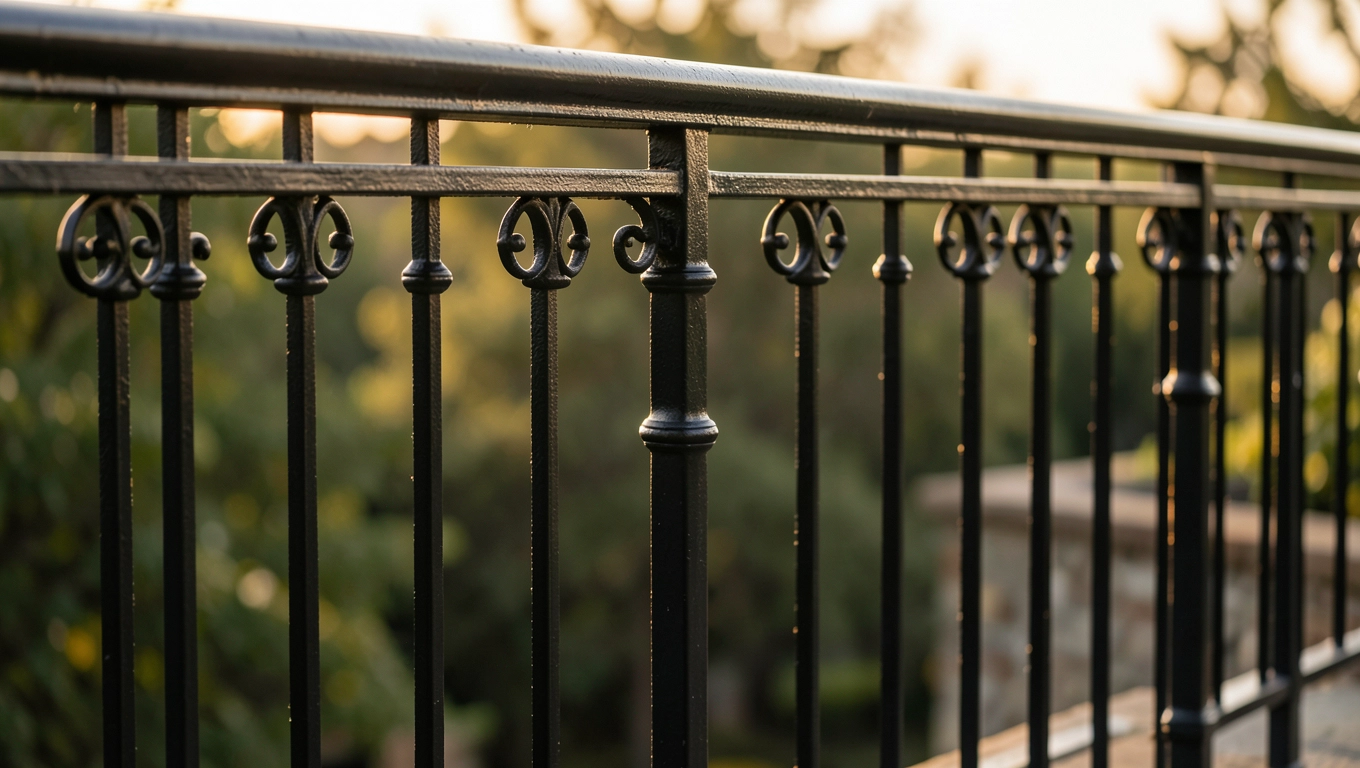 balustrady zewnętrzne kute