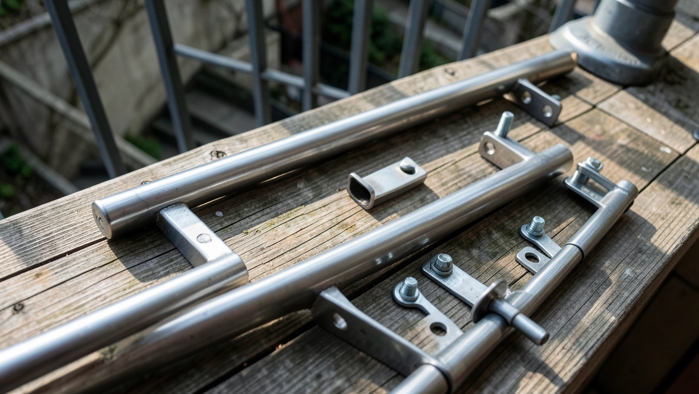 montujesz balustradę