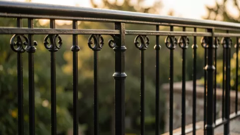 balustrady zewnętrzne kute