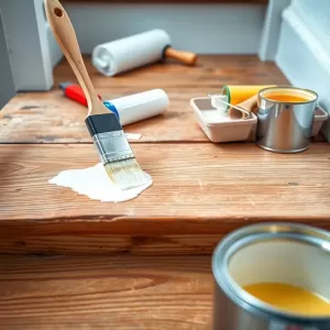jak pomalować drewniane schody