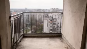 wysokość barierki balkonowej w bloku