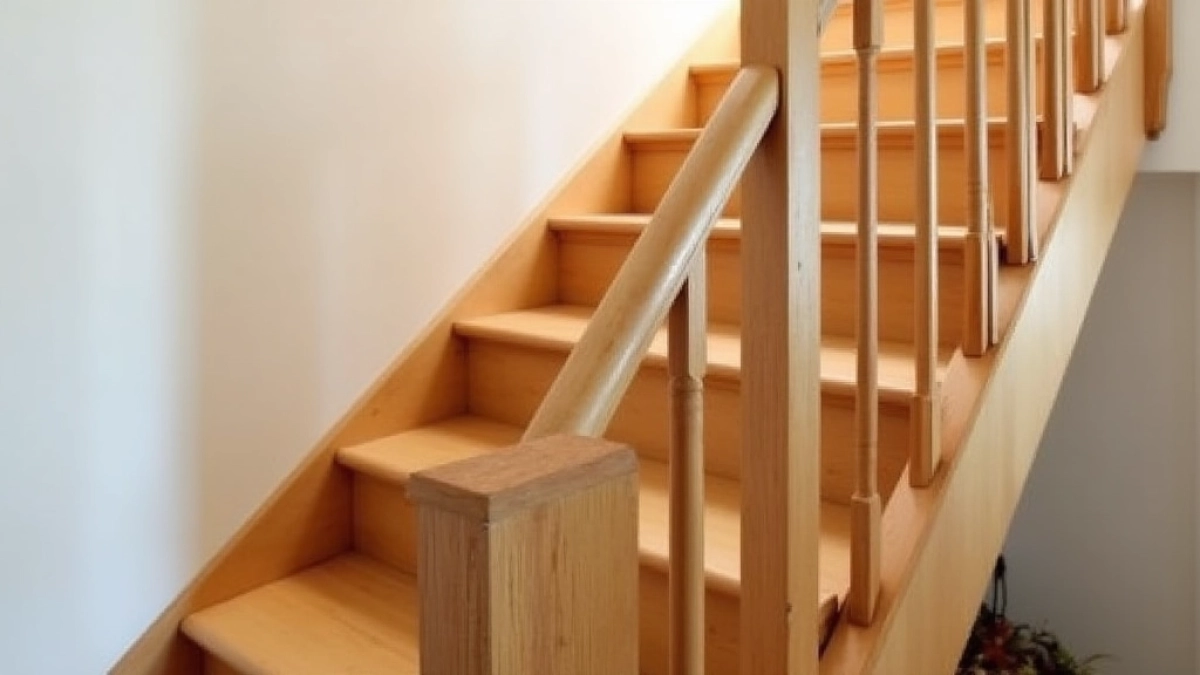 Barierki drewniane na schody dla dzieci