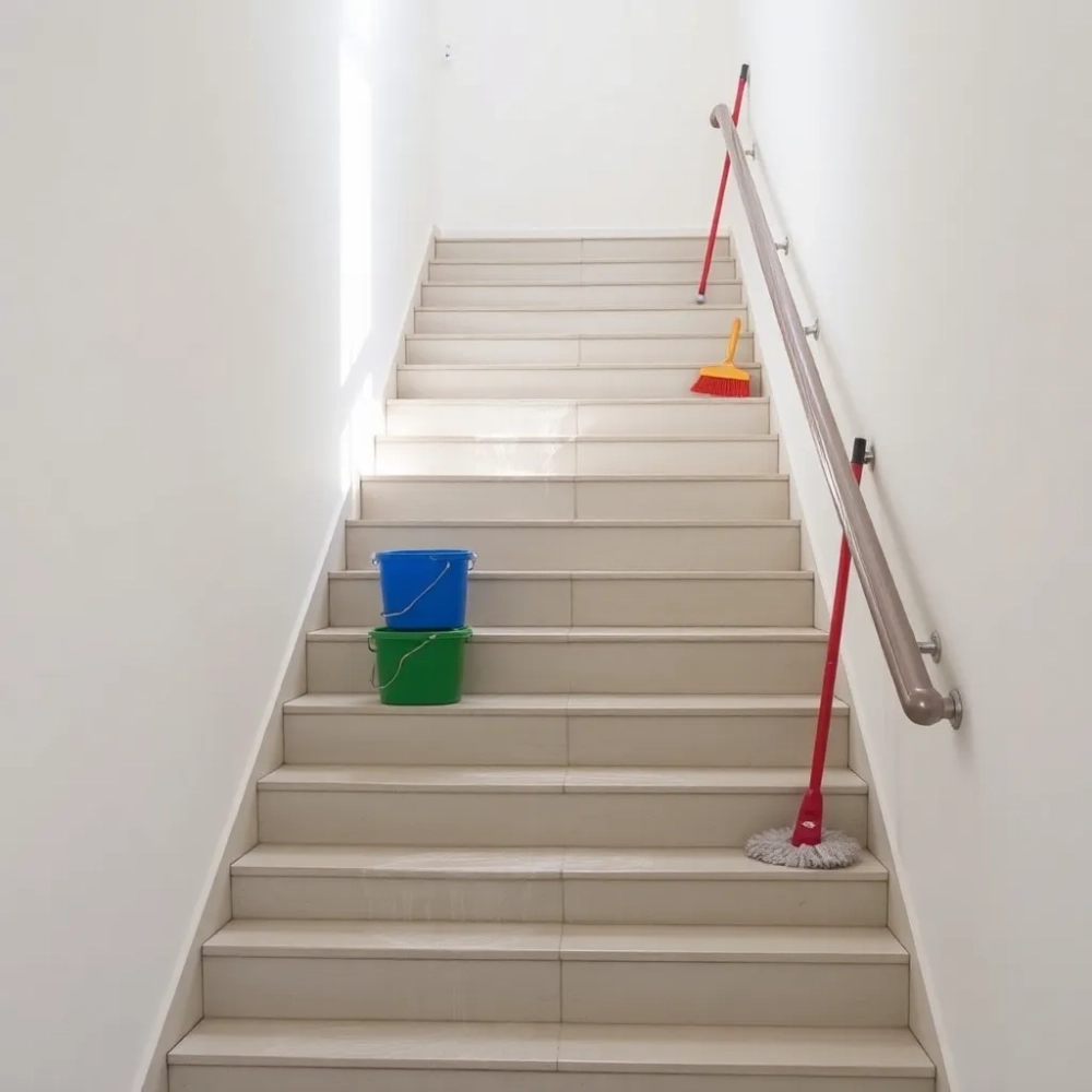 Jak wygląda sprzątanie klatek schodowych
