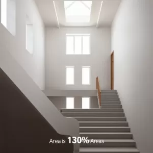 Jak obliczyć powierzchnię napowietrzania klatki schodowej