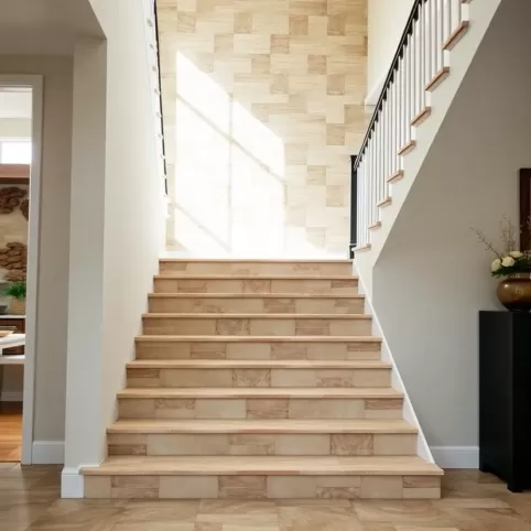 Jakie płytki na klatkę schodową