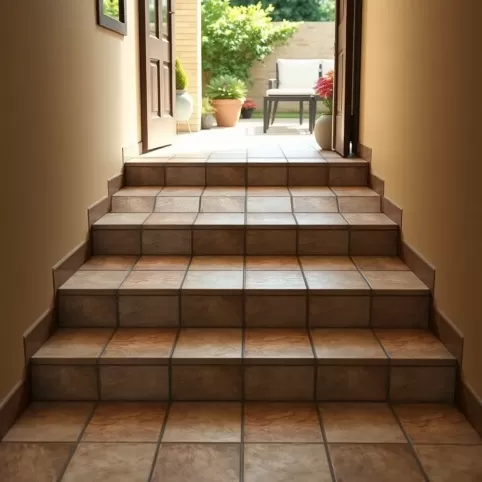 Jakie płytki na schody zewnętrzne